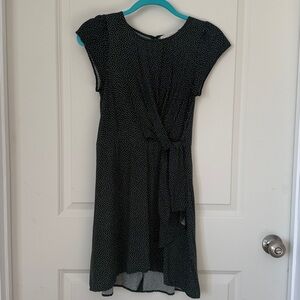 LOFT Green Polka Dot Dress, Size 2 Petite